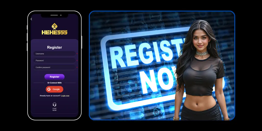 Step-by-Step to create a HEHE555 account